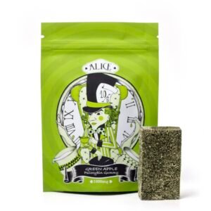 Alice Green Apple Mushroom Gummy | Shroom Edibles For Sale Online | Buy Shroom Edibles Online Over £250 Delivery Free