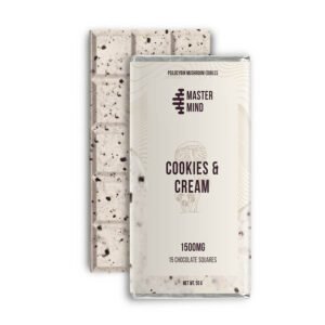 MasterMind Cookies Cream | MasterMind Cookies & Cream | Buy Mushroom Chocolate Bar Over 250 Delivery Free