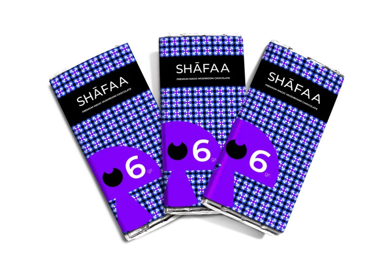 Shafaa Penis Envy Magic Mushrooms Dark Chocolate Bar Edibles