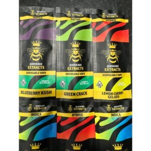 X10 Queen Bee Extracts THCP Filled Vapes 1.0ml UK Compliant